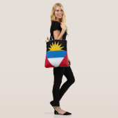 Tote Bag Drapeau patriotique d'Antigua-et-Barbuda (Sur le modèle)