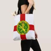 Tote Bag Drapeau patriotique d'Aurigny (De près)