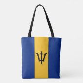 Tote Bag Drapeau patriotique de la Barbade (Dos)