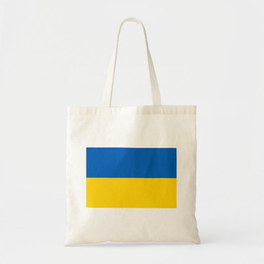 Tote Bag Drapeau patriotique de l'Ukraine (Devant)