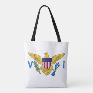 Tote Bag Drapeau patriotique des îles Vierges américaines