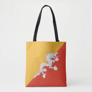 Tote Bag Drapeau patriotique du Bhoutan