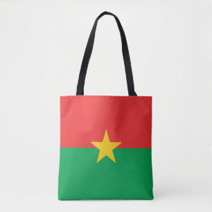 Tote Bag Drapeau patriotique du Burkina Faso