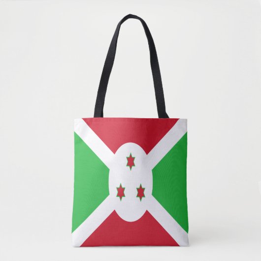 Tote Bag Drapeau patriotique du Burundi (Devant)