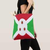 Tote Bag Drapeau patriotique du Burundi (De près)
