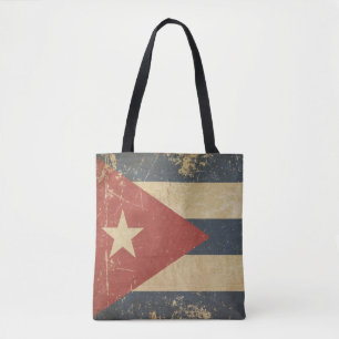 Tote Bag Drapeau plat âgé par Cubain