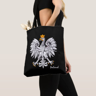 Tote Bag Drapeau polonais & Aigle, Pologne mode / fans spor