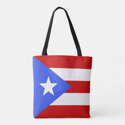 Tote Bag Drapeau Porto Rico (Dos)
