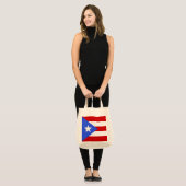 Tote Bag Drapeau Porto Rico (Devant (modèle))