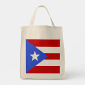 Tote Bag Drapeau Porto Rico (Dos)