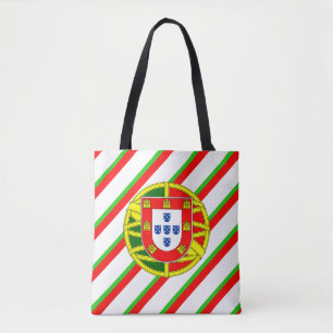Tote Bag Drapeau portugais de rayures