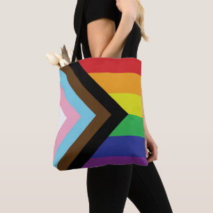 Tote Bag Drapeau progressiste LGBTQIA