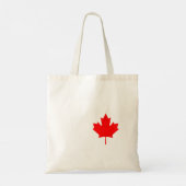 Tote Bag Drapeau Rouge Feuille D'Érable Du Canada Drapeaux  (Dos)