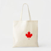 Tote Bag Drapeau Rouge Feuille D'Érable Du Canada Drapeaux (Devant)