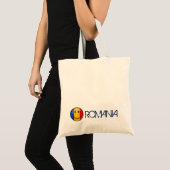 Tote Bag Drapeau roumain souriant (Devant (produit))