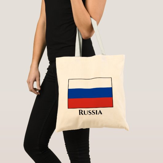 Tote Bag Drapeau russe (Devant (produit))