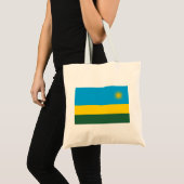 Tote Bag Drapeau rwandais (Rwanda) (Pays africain) (Devant (produit))