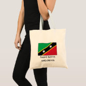 Tote Bag Drapeau Saint-Kitts-et-Nevis (Devant (produit))