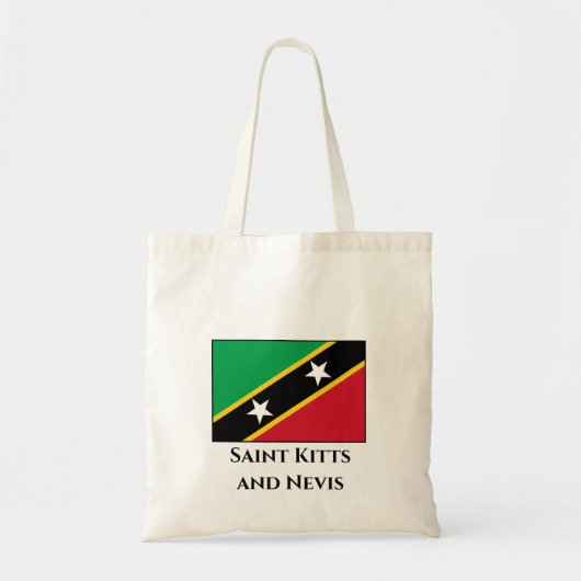 Tote Bag Drapeau Saint-Kitts-et-Nevis (Devant)