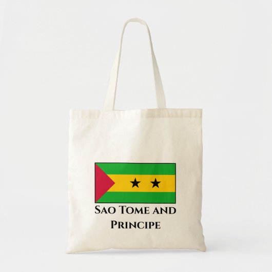 Tote Bag Drapeau Sao Tomé-et-Principe (Devant)