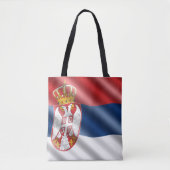 Tote Bag Drapeau serbe (Devant)