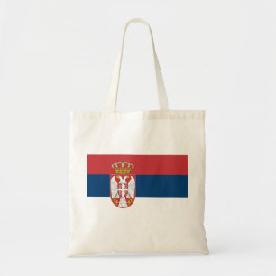 Tote Bag Drapeau Serbie