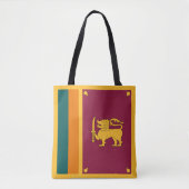 Tote Bag Drapeau Sri Lanka (Devant)