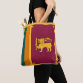 Tote Bag Drapeau Sri Lanka (De près)