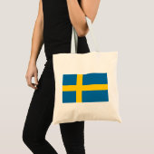 Tote Bag Drapeau Suède (Devant (produit))