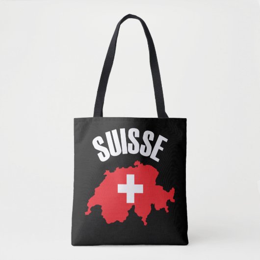 Tote Bag Drapeau suisse (Devant)