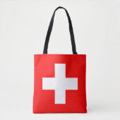 Tote Bag Drapeau Suisse (Devant)