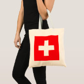 Tote Bag Drapeau suisse (Devant (produit))