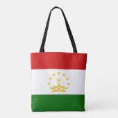 Tote Bag Drapeau Tadjikistan (Dos)