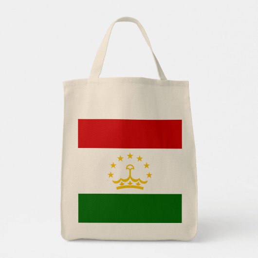 Tote Bag Drapeau Tadjikistan (Dos)