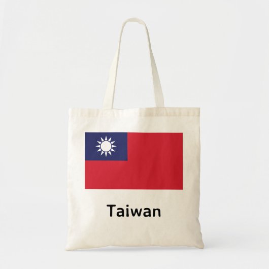 Tote Bag Drapeau Taïwan (Devant)
