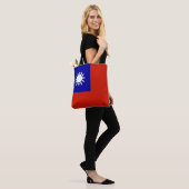 Tote Bag Drapeau taïwanais (Sur le modèle)