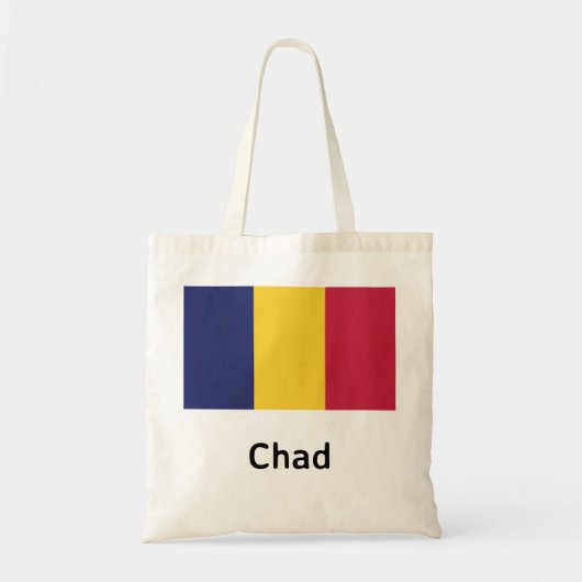 Tote Bag Drapeau Tchad (Devant)