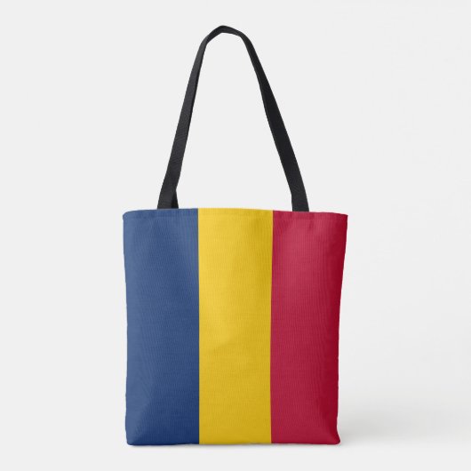 Tote Bag Drapeau Tchad (Dos)