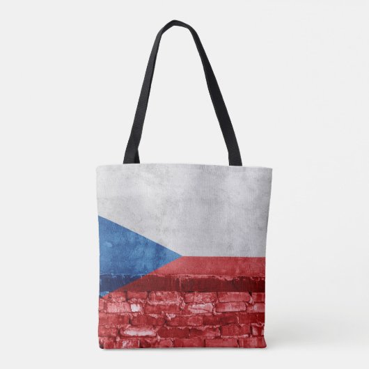 Tote Bag Drapeau tchèque (Dos)