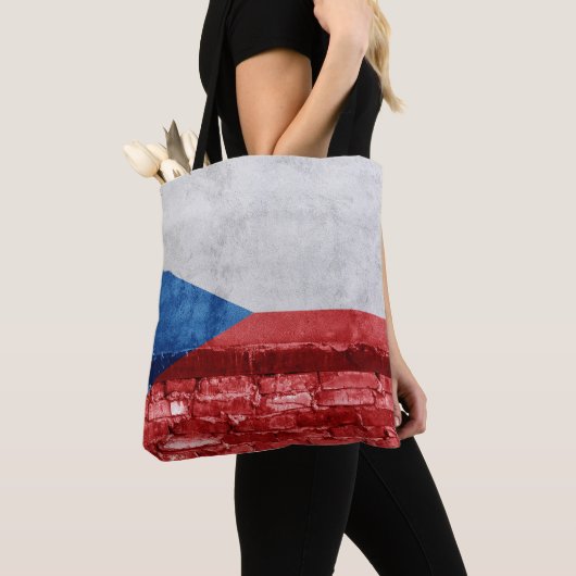 Tote Bag Drapeau tchèque (De près)