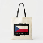 Tote Bag Drapeau tchèque (Devant)