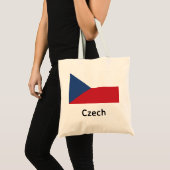 Tote Bag Drapeau tchèque (Devant (produit))