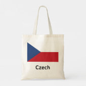 Tote Bag Drapeau tchèque (Dos)