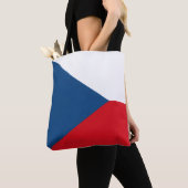 Tote Bag Drapeau tchèque, Drapeau de la République tchèque (De près)