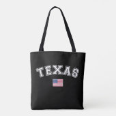 Tote Bag Drapeau Texas State USA (Dos)