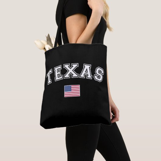 Tote Bag Drapeau Texas State USA (De près)