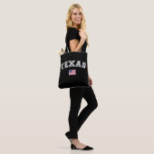 Tote Bag Drapeau Texas State USA (Sur le modèle)
