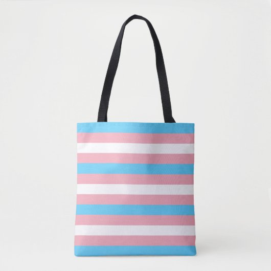 Tote Bag Drapeau Transgenre (Devant)