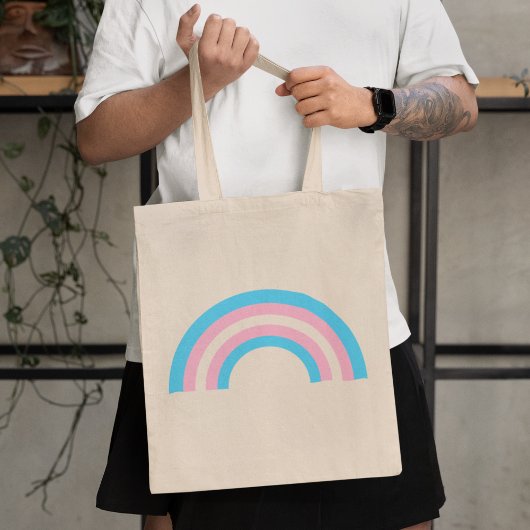 Tote Bag Drapeau Transgenre Rainbow Pride