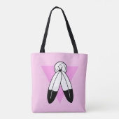 Tote Bag Drapeau Triangle Rose Two-Spirit (Dos)